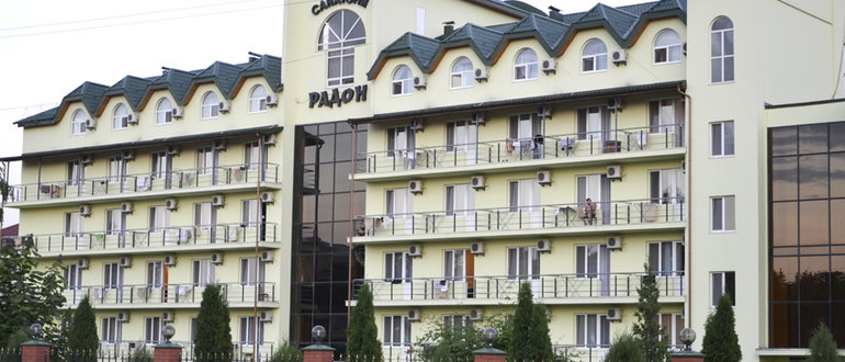 Фасад Санаторій Радон / 