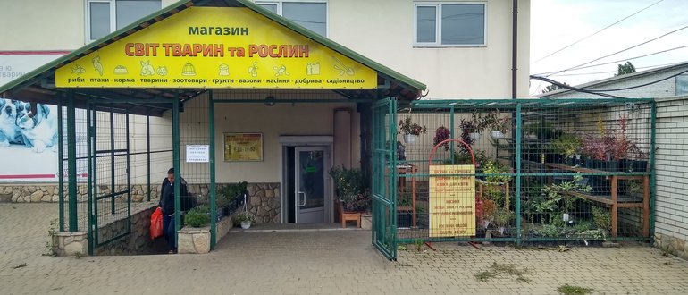 Фасад Світ тварин та рослин  / 