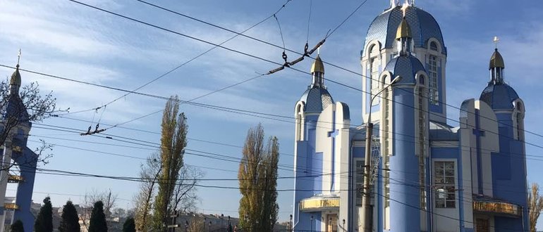 Фасад Храм Покрова Пресвятої Богородиці / 
