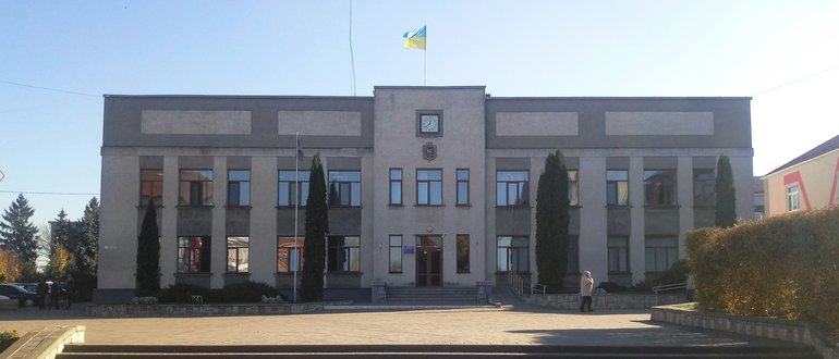 Фасад Жмеринська міська рада / 