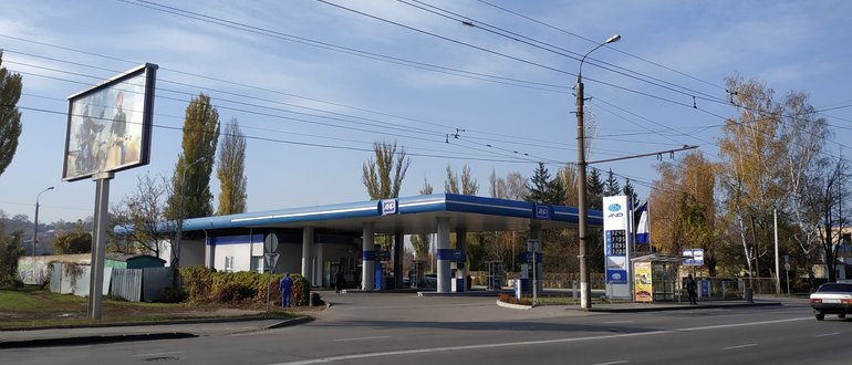 Фасад Автозаправка ANP / 